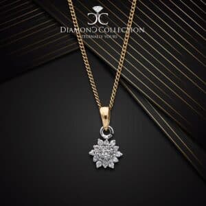 Shimmering diamond Locket